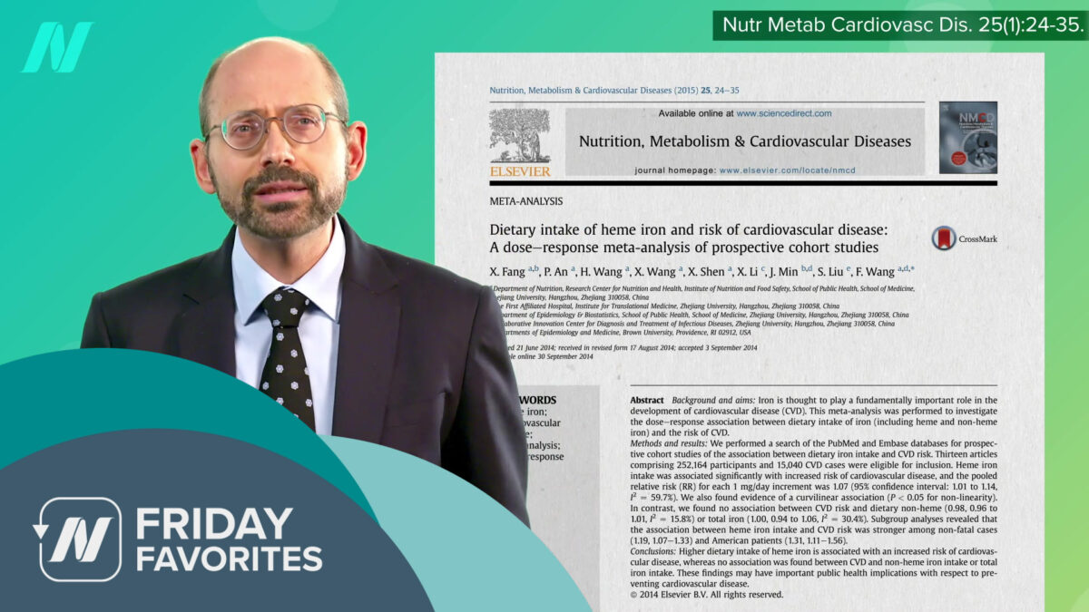 Dr. Greger and a study
