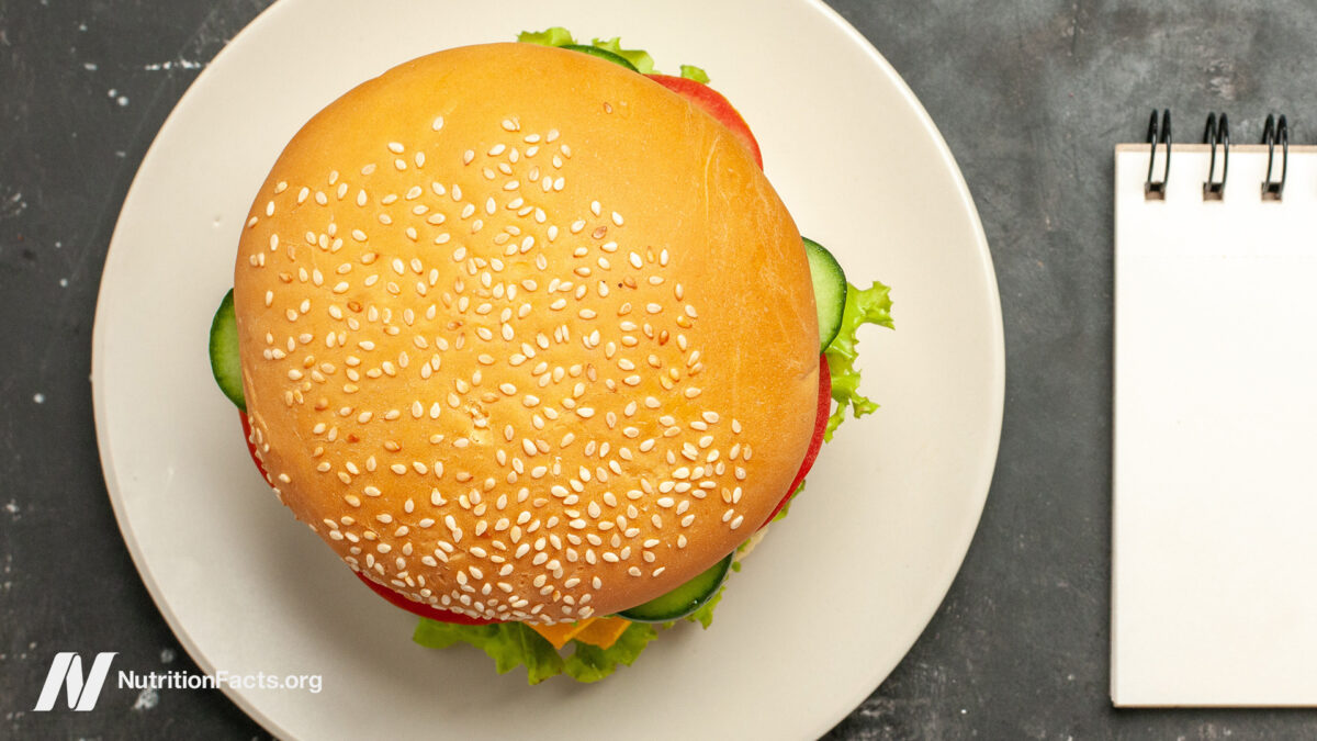plant-based burger