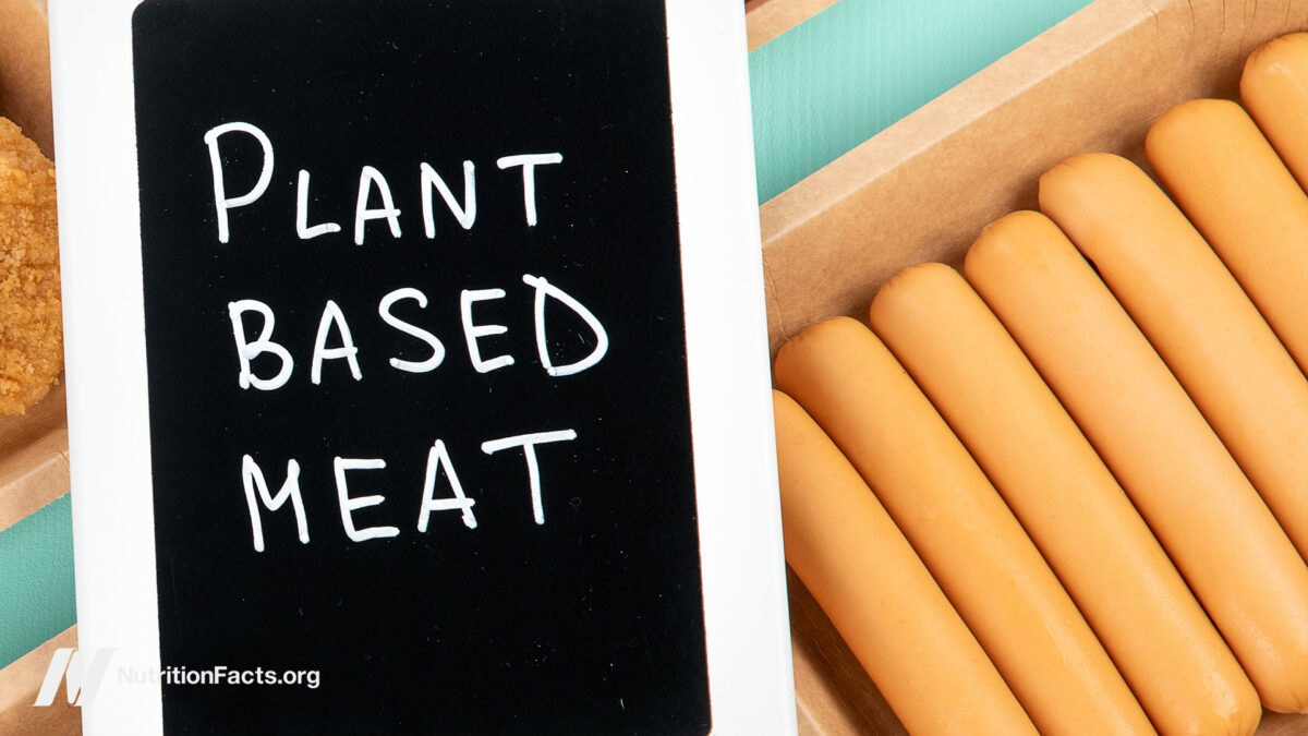 plant-based sausages