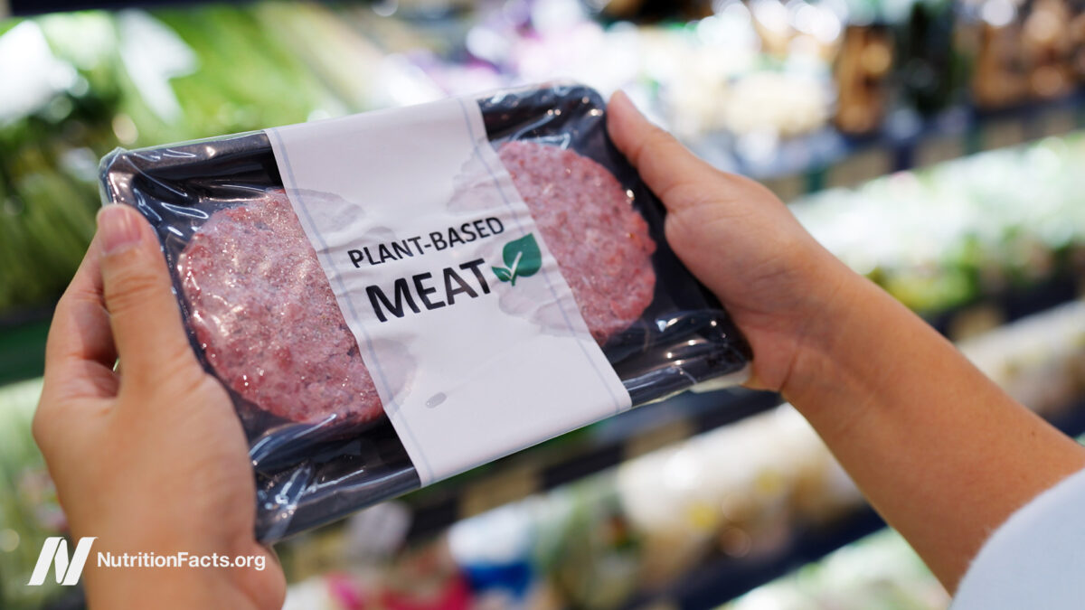 package of plant-based burgers