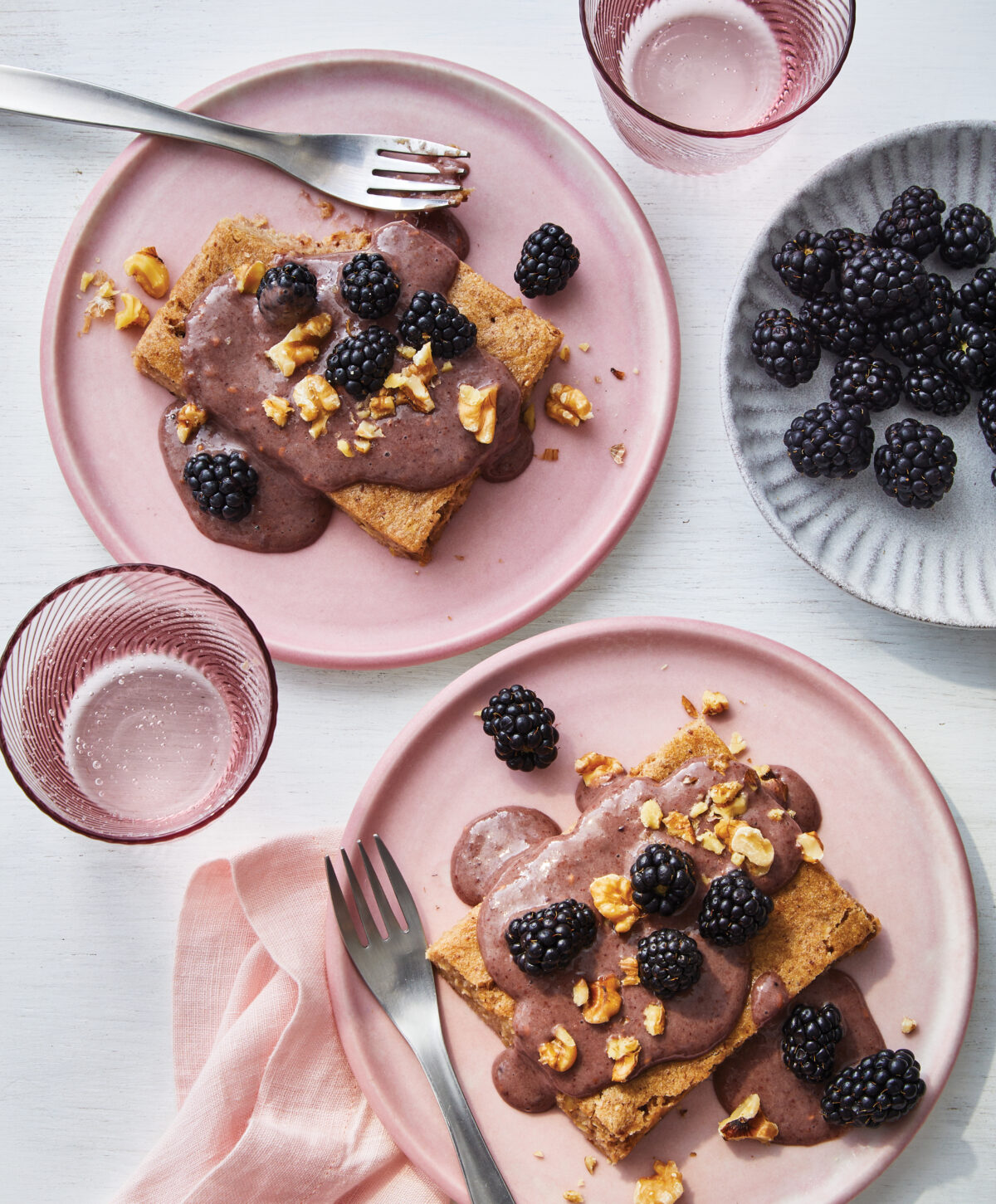 Banana–Walnut Cake with Blackberry–Almond Butter Sauce | NutritionFacts ...