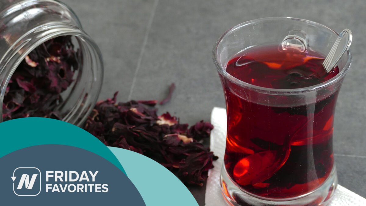 cup of hibiscus tea